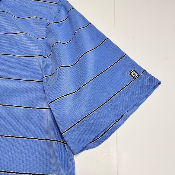 Bundle/Set 2 Chaps Golf Stay-Dry Men’s Stripped Short Sleeve Athletic Polo Shirt - Picture 5 of 15